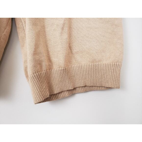 (S5) The Delta Box Women's Shorts Size S Knit Pull On Biker Style Beige Sport - Picture 3 of 7